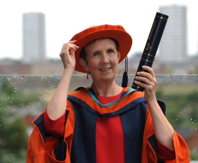 Ann Cleeves receives her Honorary Doctorate of Letters